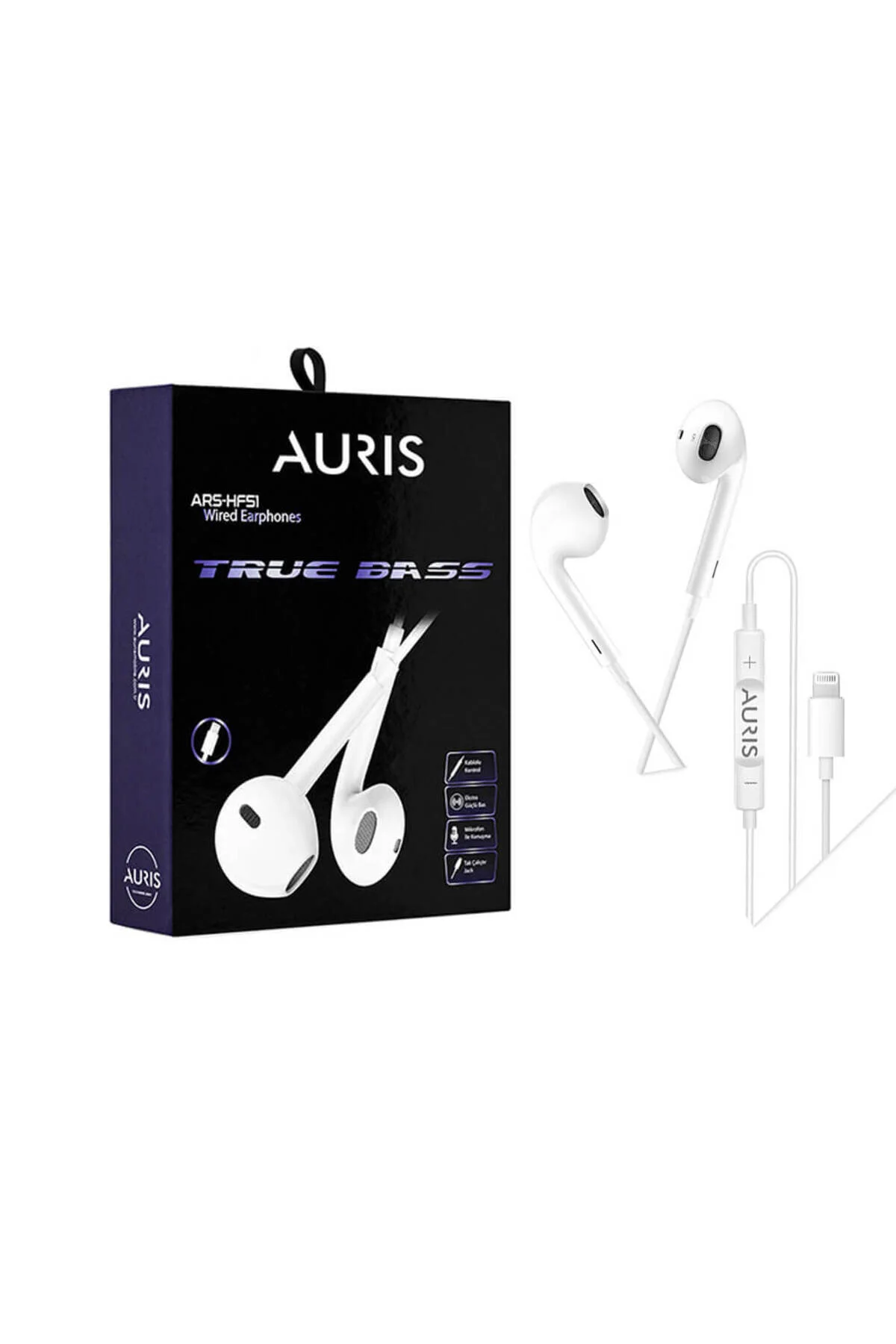 Auris ARS-HF51 Lightning kulaklık ürün fotoğrafı
