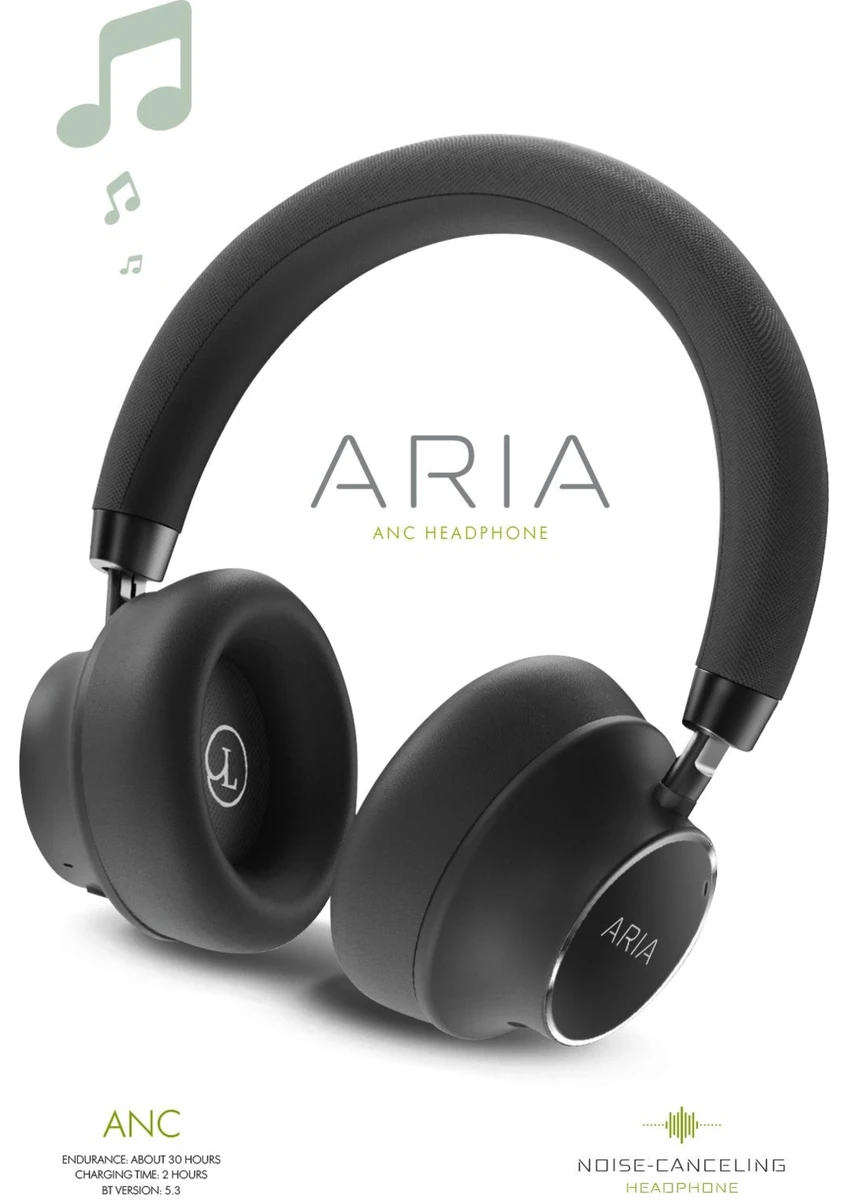 Aria ANC Bluetooth kulak üstü kulaklık ürün fotoğrafı