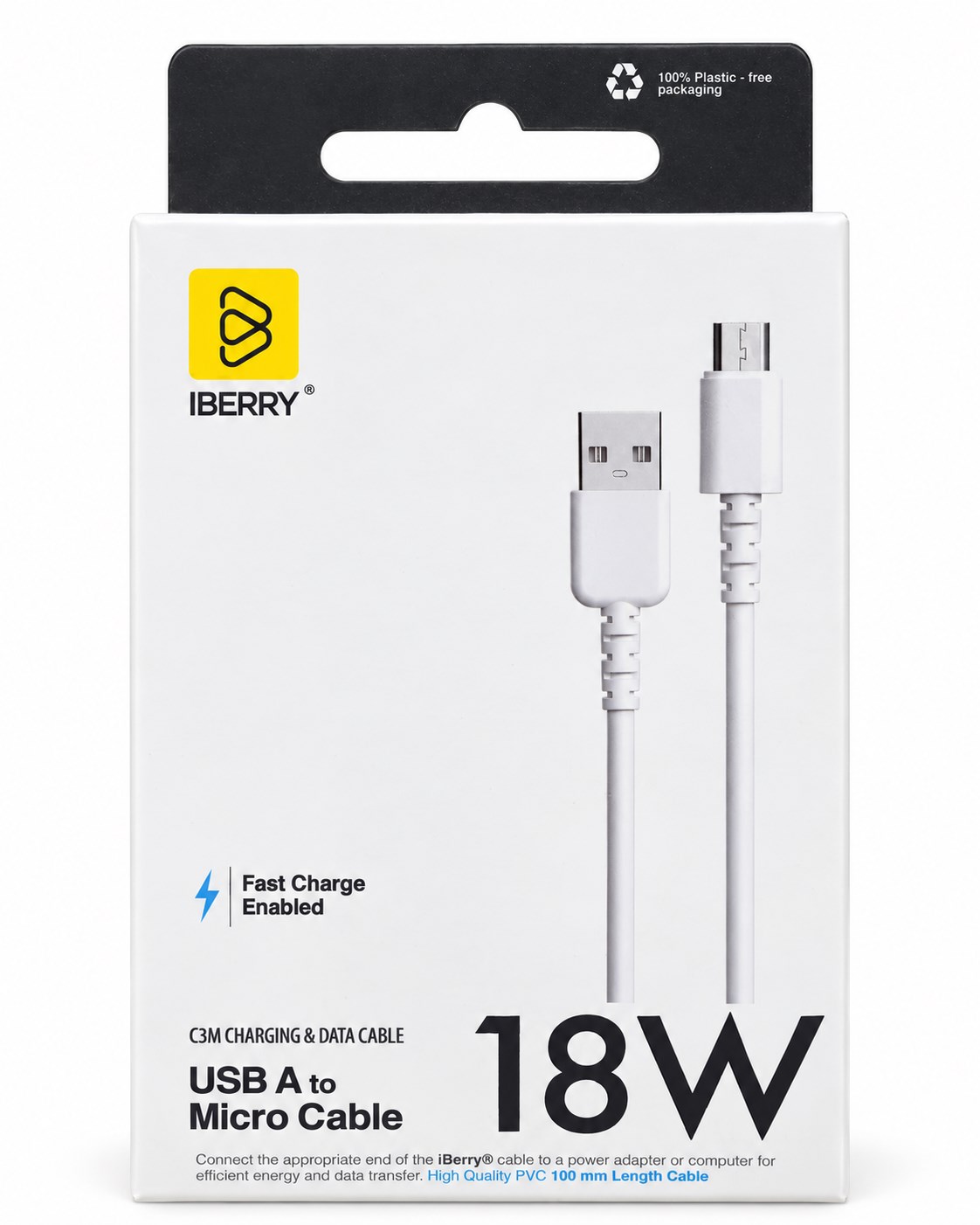 iBerry C3M 18W Micro USB kablo ürün fotoğrafı