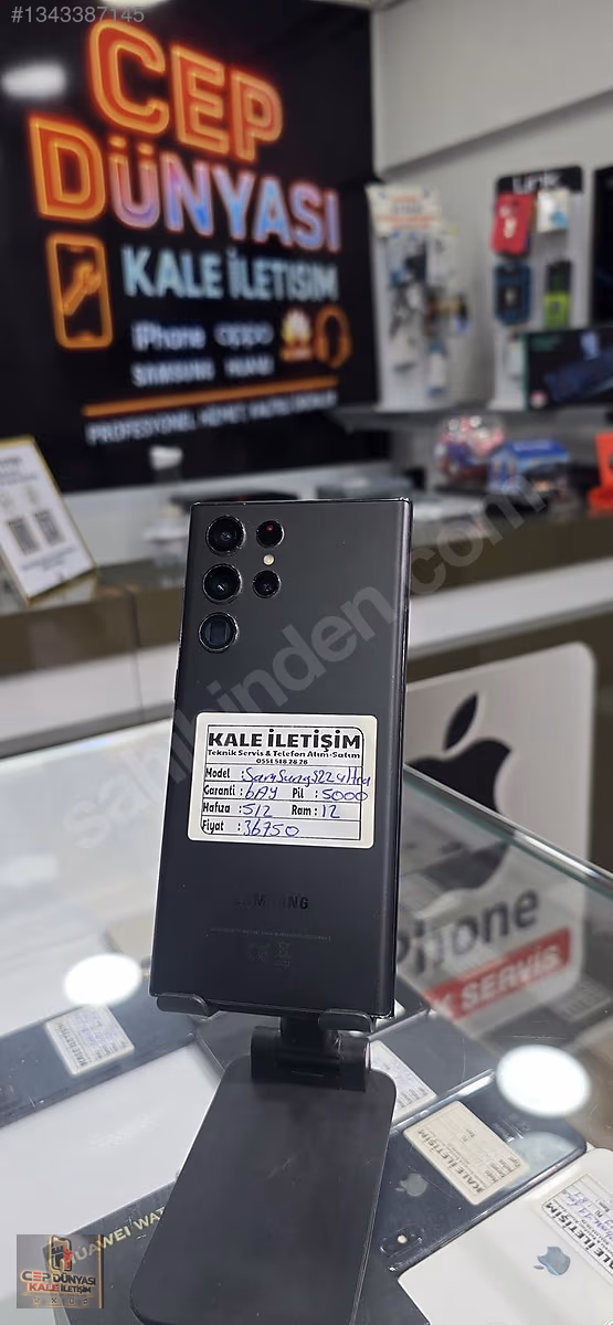 Samsung S22 Ultra 512 GB 12 GB RAM ürün fotoğrafı