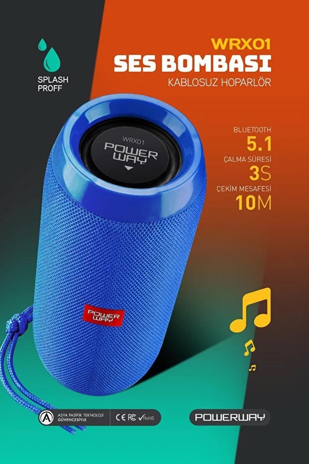 Powerway WRX01 Bluetooth hoparlör
