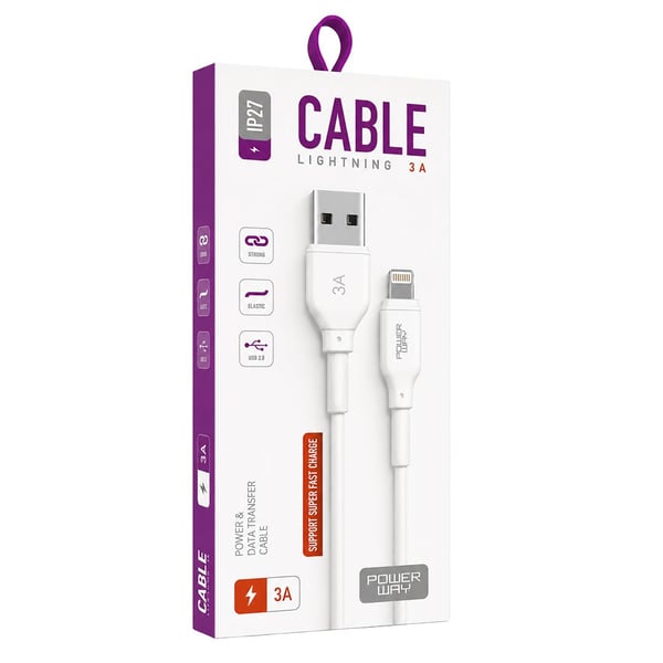 Powerway IP27 3A Lightning kablo ürün fotoğrafı